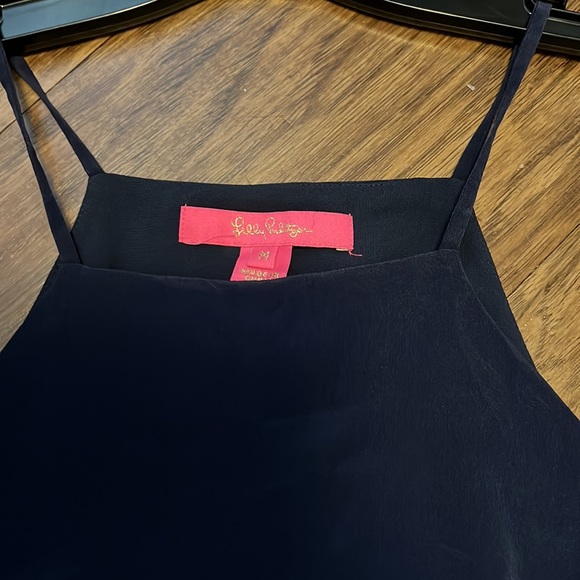 Lilly Pulitzer “Rae” Square Neck Silk Tank - Picture 8 of 13